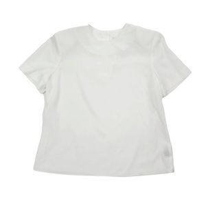 Vintage Kasper and Company ASL Women's Blouse Top White Size 12